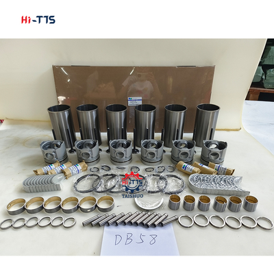 Excavator DH220-7 Engine DB58 Overhaul Kit Liner Kit Piston 6 cyl 65.02501-0416