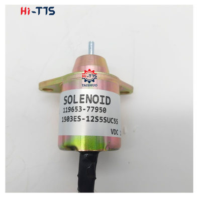 119653-77950 1503ES-12S5SUC5S دریچه سولینوئید توقف 12 ولت برای موتور 4TNV88 4TNV94 4TNV106