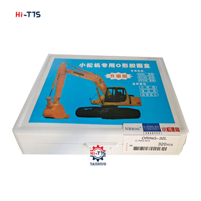 حفاری PC60 PC100 PC200 NBR90° کیت O-Ring 320pcs O-Ring Box