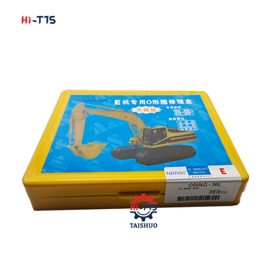 کاوشگر E ماشین اختصاصی E320 E312 NBR90 ° کیت O-ring 360pcs O-ring box