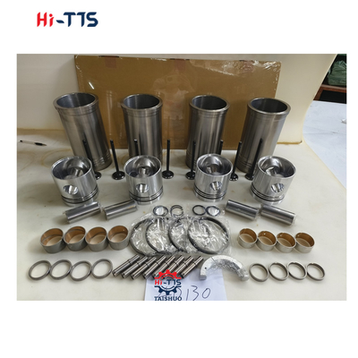 قطعات ترمیم موتور تراکتور حفاری 4D130 کیت پوشک سیلندری 6114-31-2111 پیستون 6114-30-2303 حلقه