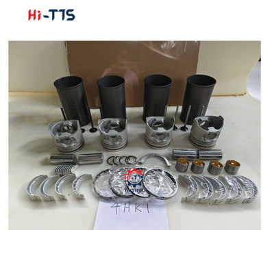 کیت موتور 4HK1 برای EX200-3 EX210-3 EX240-3 Excavator Liner ، پیستون ، حلقه ، شیر ، بشینگ ، کیت گاسکت کامل
