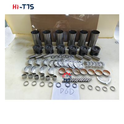 کیت D6D Cylinder Liner 0450-1365 2046-0011 2089-0422 کیت بازسازی موتور برای قطعات موتور دیزل