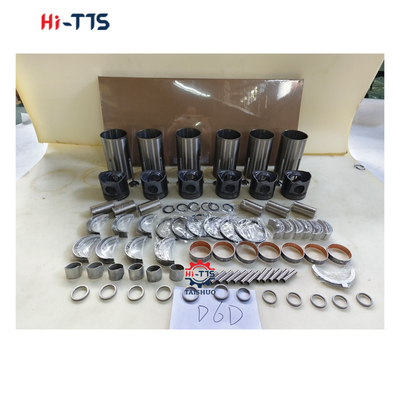 کیت D6D Cylinder Liner 0450-1365 2046-0011 2089-0422 کیت بازسازی موتور برای قطعات موتور دیزل