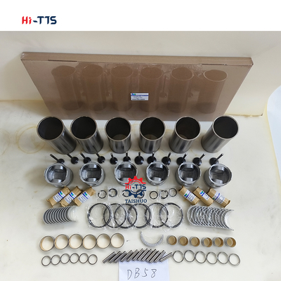 Excavator DH220-7 Engine DB58 Overhaul Kit Liner Kit Piston 6 cyl 65.02501-0416