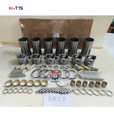 Excavator DH220-7 Engine DB58 Overhaul Kit Liner Kit Piston 6 cyl 65.02501-0416