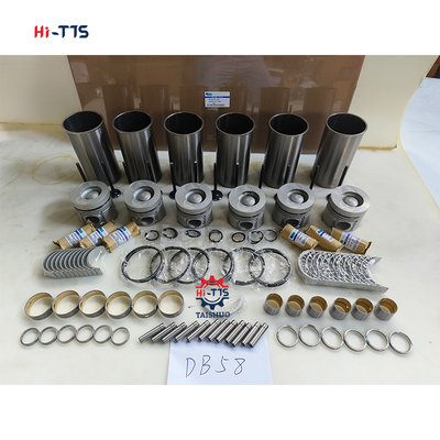 Excavator DH220-7 Engine DB58 Overhaul Kit Liner Kit Piston 6 cyl 65.02501-0416