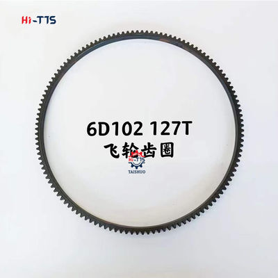 قیمت خوب Excavator PC200-6 PC200-8 6D102 Flywheel Ring Gear 127 Teeth 127T 6732-31-4180 6728-82-8503 Construction آنلاین