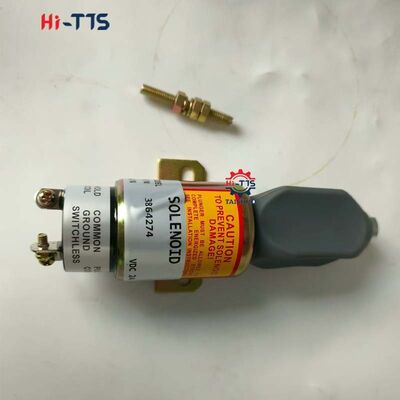 Hi-TTS جدید 24 ولت سوخت خاموش کردن شیر سولینوئید 3864274 برای NT855 KTA19 KTA38 K50 موتور دیزل ماشین آلات ساختمانی