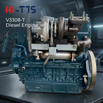 مجموعه موتور دیزلی Kubota V3800-DI-T-ET18، با توان 66.1 کیلووات در 2400 دور در دقیقه، GB 20891-2014 مرحله، قیمت رقابتی کارخانه