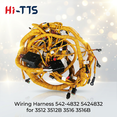 دسته سیم 542-4832 5424832 برای قطعات ماشین آلات ساختمانی موتور 3512 3512B 3516