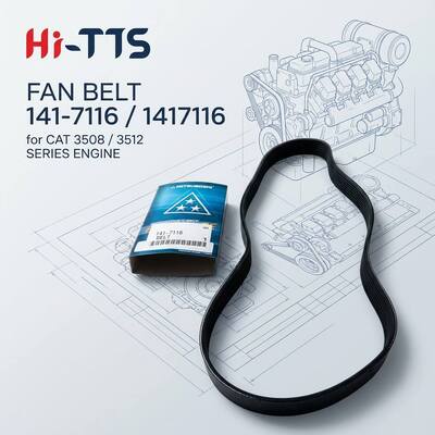 قطعات حفاری 141-7116 1417116 فن بلیت برای 3508 3508B 3508C 3512 3512B 3512C