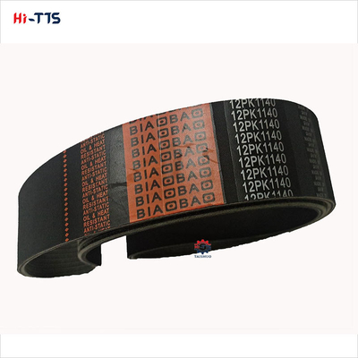قیمت خوب تسمه آجدار V درایو قسمت فن موتور بیل مکانیکی 12PK1140 PK V Belt آنلاین